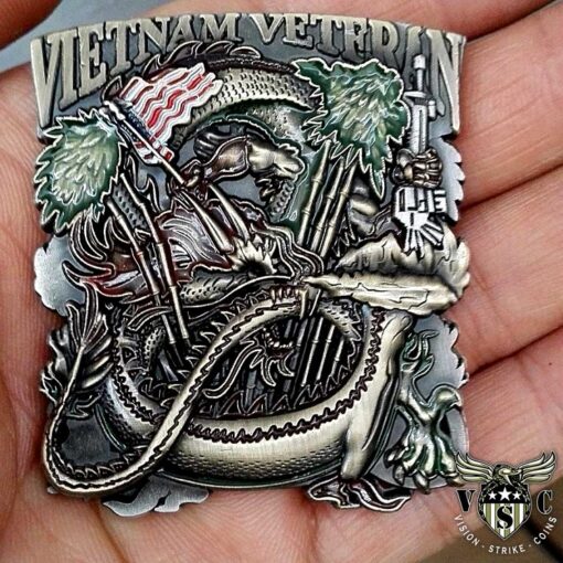 Vietnam Veteran Dragon Challenge Coin