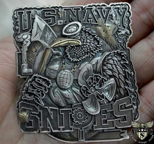 US-NAVY-Snipe-Challenge Coin