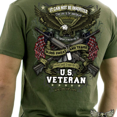 US Veteran It Can Not Be Inherited Shirt