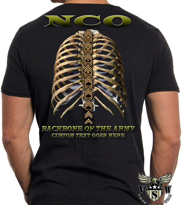 NCO Backbone of the Army Military Youth Shirt