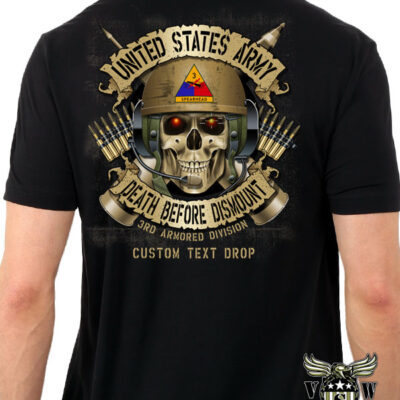 3rd Armored Division Spearhead Death Before Dismount Shirt