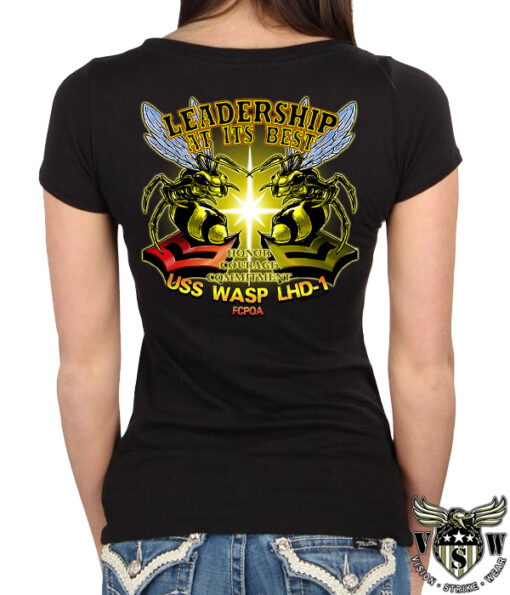 USS Wasp LHD-1 FCPOA US Navy Shirt