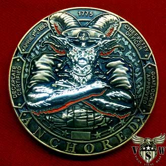 US Navy Chief Anchored Challenge Coin