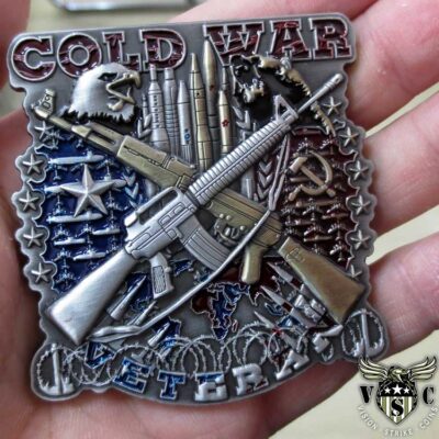 Cold War Veteran Military Magnum Flip Coin