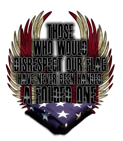 Those Who Would Disrespect Our Flag Have Never Been Handed A Folded One Custom Men's Shirt - Image 3