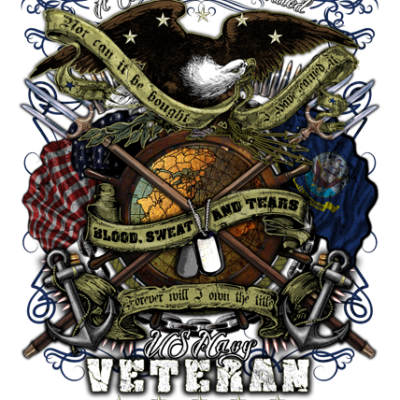 US Navy Veteran It Can Not Be Inherited Decal