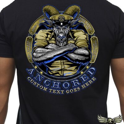 Navy Chief Petty Officer Blue Crew US Navy Shirt