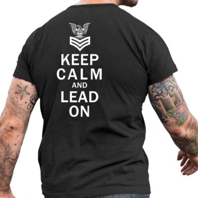 FCPOA Keep Calm And Lead On US Navy Shirt