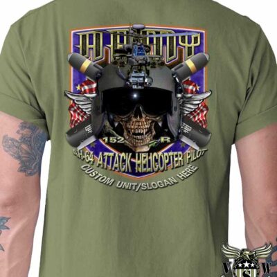 US Army 152R AH-64 Attack Helicopter Pilot Shirt