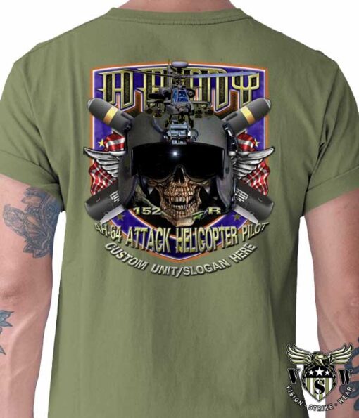 US Army 152R AH-64 Attack Helicopter Pilot Shirt