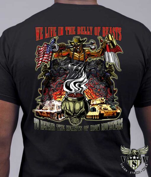 US Army Cavalry Support Belly of the Beasts Shirt