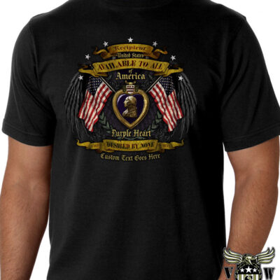 Purple Heart Available to All Desired by None Shirt