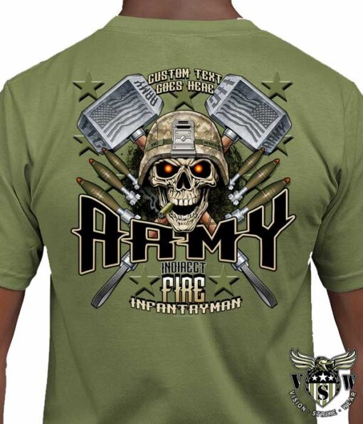 Indirect Fire Infantryman 11C MOS US Army Shirt