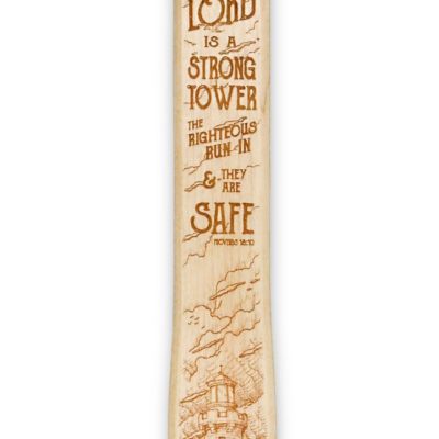 The Name of The Lord is a Strong Tower Wooden Sword