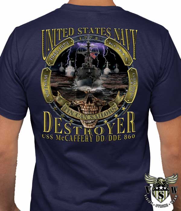 US Navy USS MaCafery DD-860 Destroyer Shirt - Military Outfitters