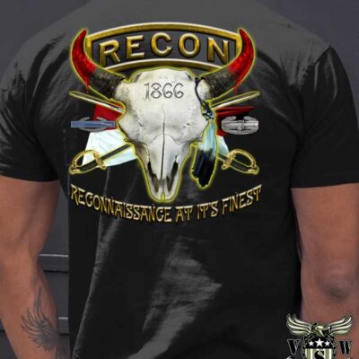 US Army 1st Squadron 10th Cavalry Regiment Buffalo Soldiers Custom Shirt