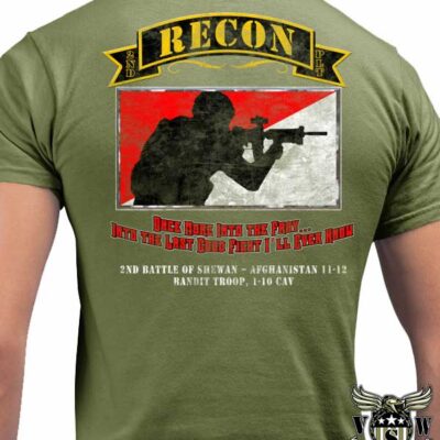 US Army 1-10th Cav 2nd Platoon Custom Shirt