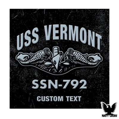 USS Vermont SSN-792 Submarine Warship US Navy Decal