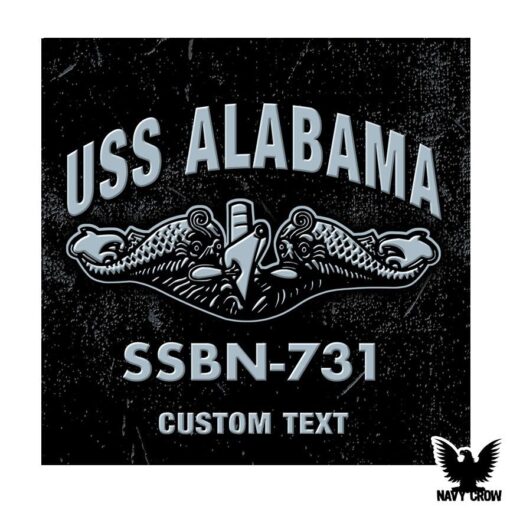 USS Alabama SSBN-731 Submarine Warship US Navy Decal
