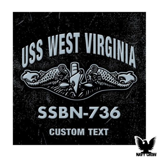USS West Virginia SSBN-736 Submarine Warship US Navy Decal