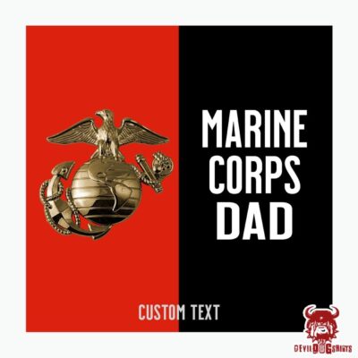 Marine Corps Dad Split Military USMC Decal