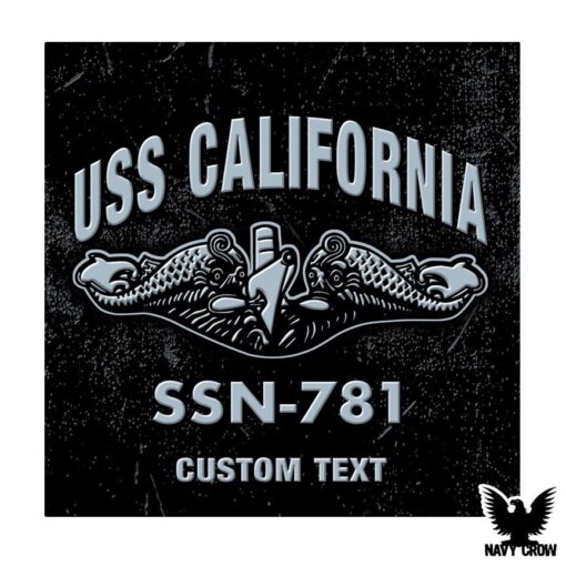 USS California SSN-781 Submarine Warship US Navy Decal