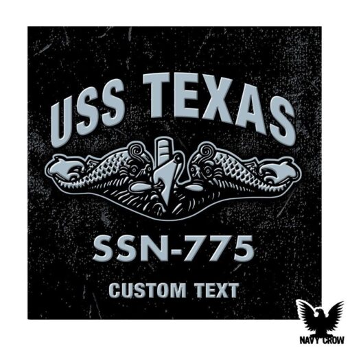 USS Texas SSN-775 Submarine Warship US Navy Decal