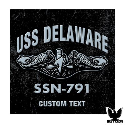 USS Delaware SSN-791 Submarine Warship US Navy Decal