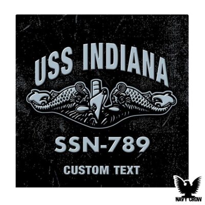 USS Indiana SSN-789 Submarine Warship US Navy Decal