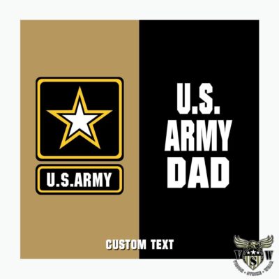 US Army Dad Split Military Decal