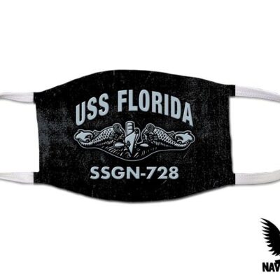 USS Florida SSGN-728 Ballistic Missile Submarine US Navy Covid Mask