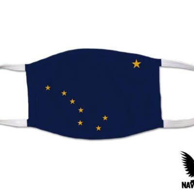 Alaska US State Flag Covid Mask