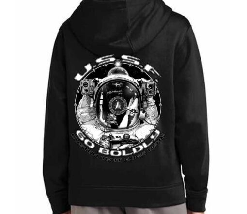 US Space Force Go Boldly Military Youth Hoodie