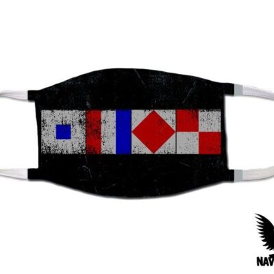 STFU Nautical Flags US Navy Covid Mask