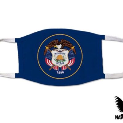 Utah US State Flag Covid Mask