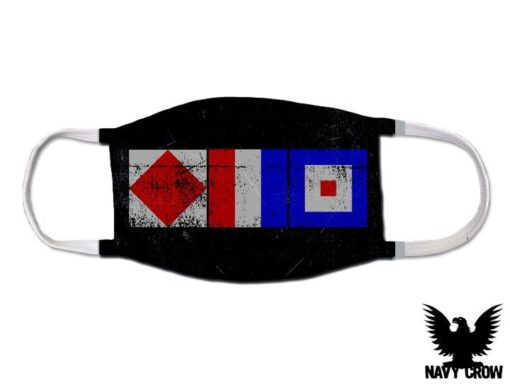 FTW F The World Nautical Flags US Navy Covid Mask