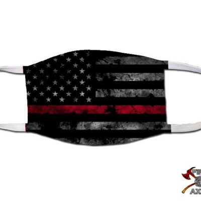The Thin Red Line Firefighter Covid Mask