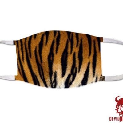 Tiger Fur Ladies Covid Mask