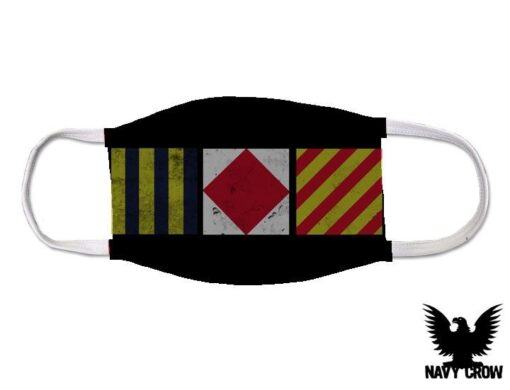 GFY Go F Yourself Nautical Flags US Navy Covid Mask