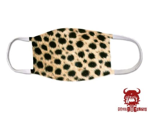 Cheetah Fur Ladies Covid Mask