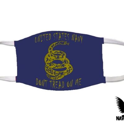 Don't Tread On Me Coiled Snake US Navy Covid Mask