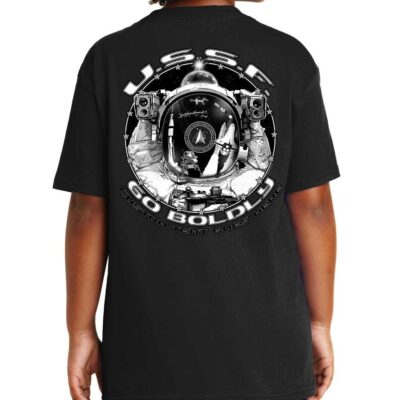 US Space Force Go Boldly Military Youth Shirt