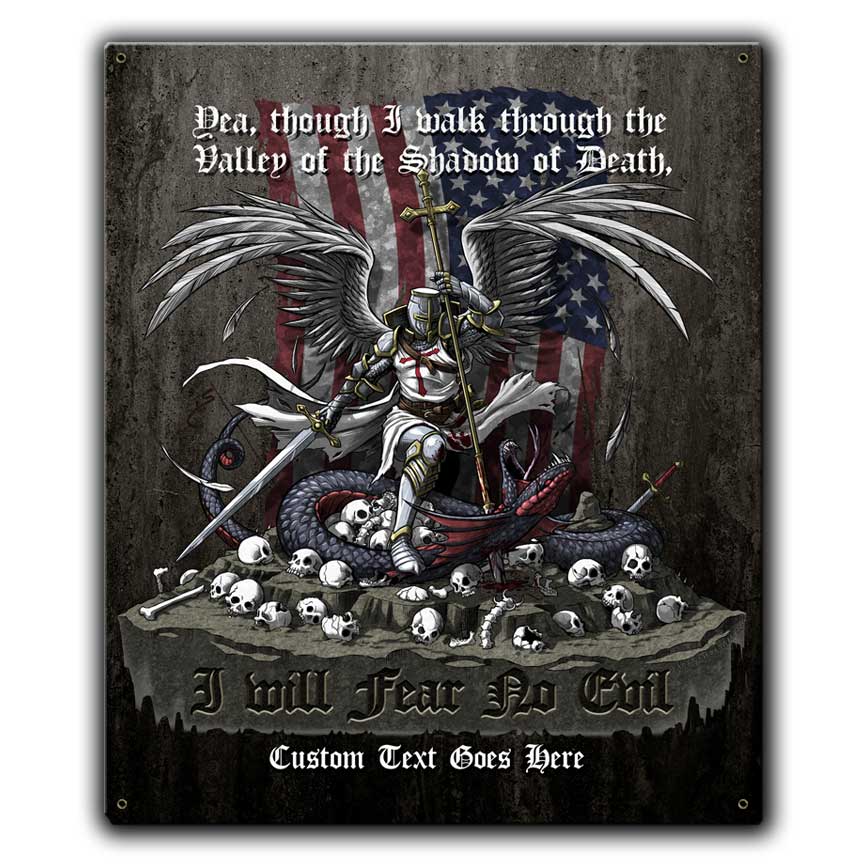 Desert Storm Veteran Military Veteran Custom 12 x 15 Vintage Sign