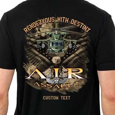 101st Air Assault Division Rendezvous With Destiny Army Shirt