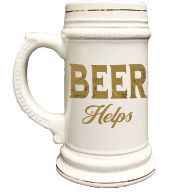 Beer Helps US Navy Beer Stein