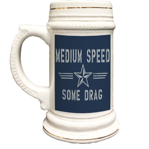 Medium Speed Some Drag Veteran US Navy Beer Stein
