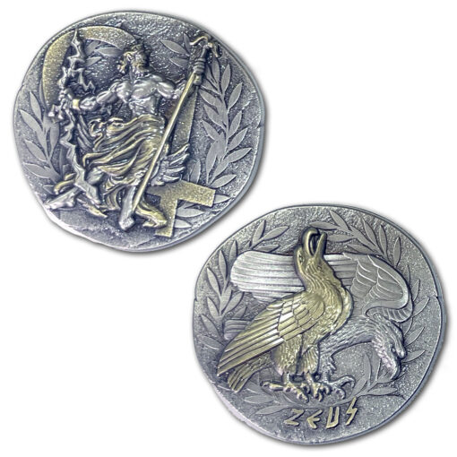 Zeus Greek God Ancient Coin