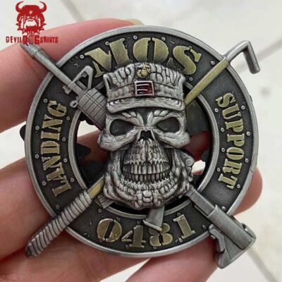 Landing Support Specialist 0481 MOS Marine Corps Challenge Coin