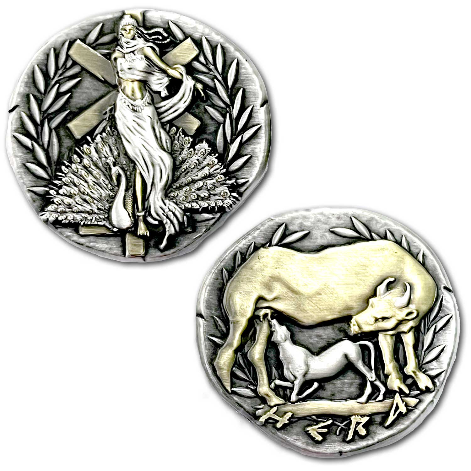 Hera Greek Goddess of Marriage, Women, Family, and the Protector of Women During Childbirth Ancient Collectible Coin