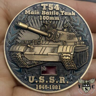 T54 MBT USSR Cold War Combatants Challenge Coin